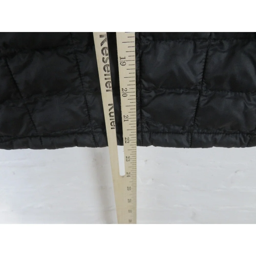 The North Face ThermoBall Jacket Boys 10/12 Medium Black Hooded Puffer Winter